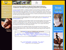 Tablet Screenshot of horsegroomingsupplies.com